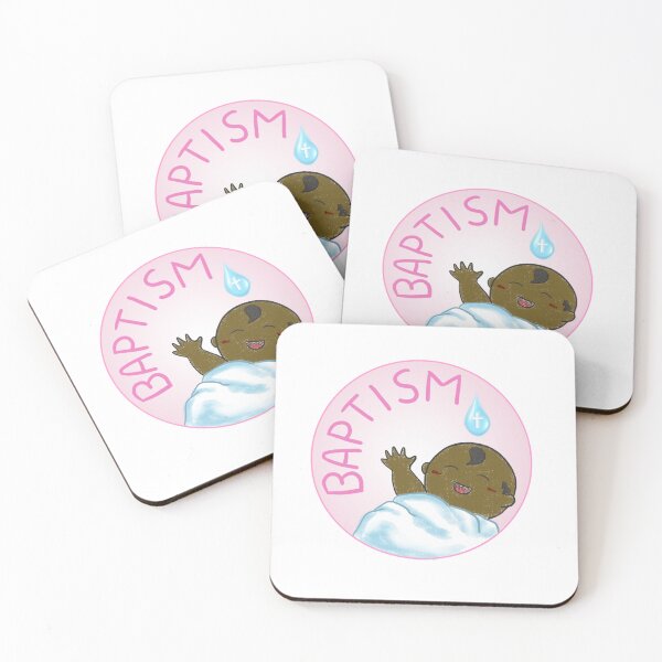 Item preview, Baby Girl Baptism Card - Catholic Christening - Dark skin tone designed and sold by Jazzle Joy.