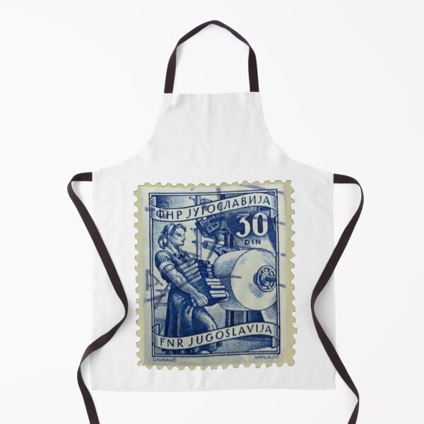 Item preview, Vintage Yugoslavia Workers Blue Postage Stamp designed and sold by red-amber65.