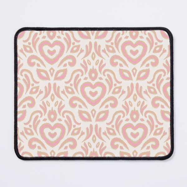 Item preview, Hearts Ikat Oggee Bohemian Savannah pink designed and sold by pholiumsigma_design.
