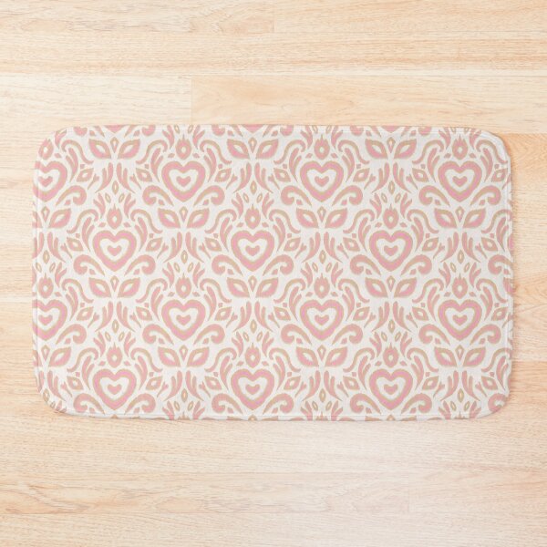Item preview, Hearts Ikat Oggee Bohemian Savannah pink designed and sold by pholiumsigma_design.