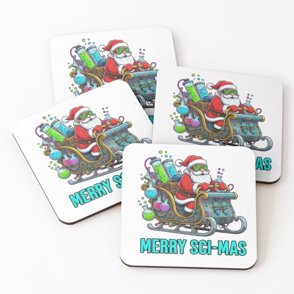 Item preview,  Merry Sci-Mas Santa Science T-Shirt – Nerdy Christmas Chemistry Lab Sleigh Tee for Scientists & STEM Lovers designed and sold by ZyxDes.