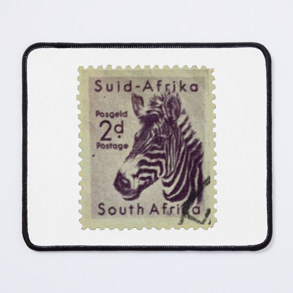 Item preview, Vintage South African Zebra Postage Stamp designed and sold by red-amber65.