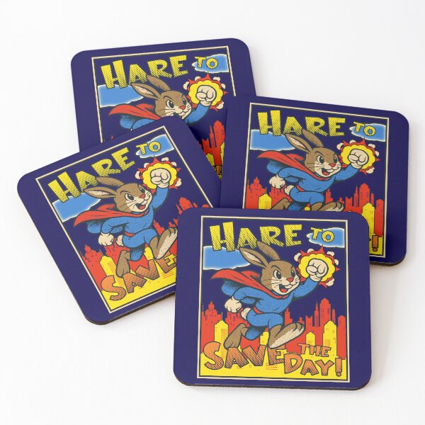 Item preview, Hare to Save the Day Hero Bunny Rabbit Comic Cover designed and sold by CRHPOD20.