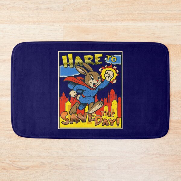 Item preview, Hare to Save the Day Hero Bunny Rabbit Comic Cover designed and sold by CRHPOD20.