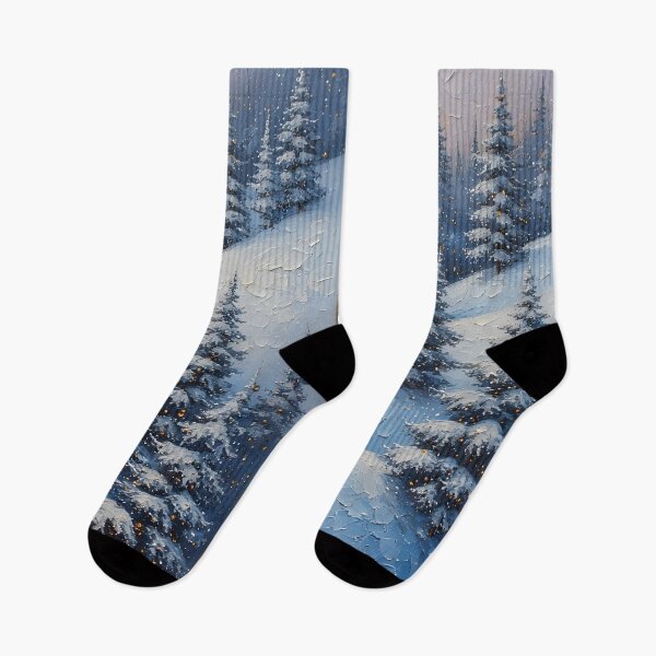 Item preview, Winter landscape with snow-covered trees in the sunlight designed and sold by Mianku | Für das Leben.
