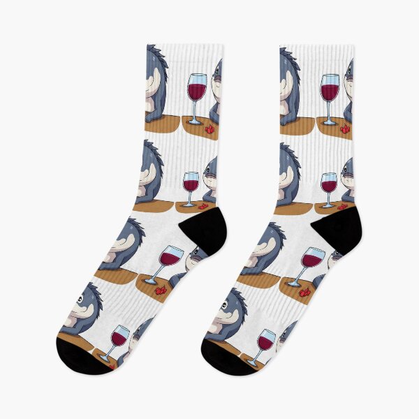 Item preview, Fish in a Bar with a Cup of Red Wine Fish Drinking Wine designed and sold by bestggraphico.