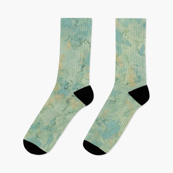 Item preview, Marbled Teal and Gold designed and sold by Alice Pieschel.