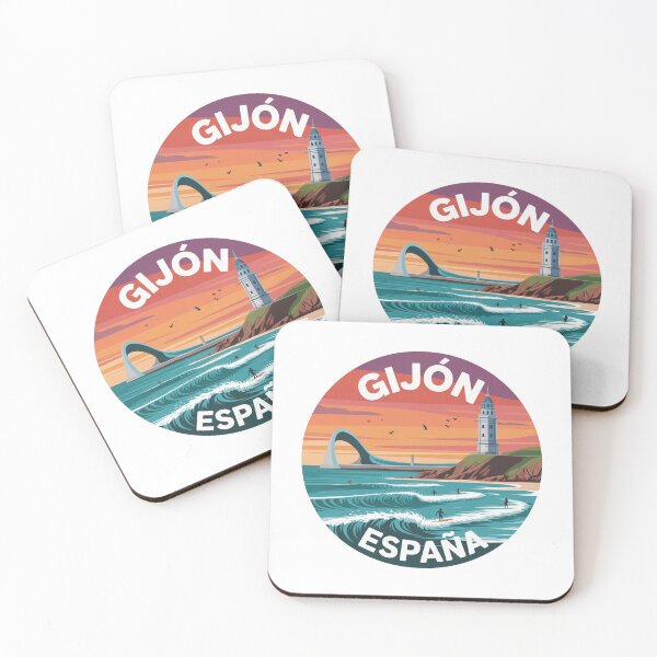 Item preview, Gijón España – Sunset Surf Coastal designed and sold by CircinusStore.