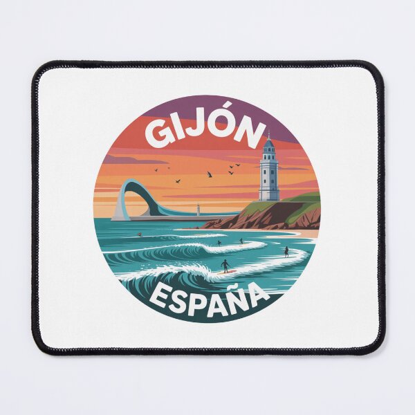 Item preview, Gijón España – Sunset Surf Coastal designed and sold by CircinusStore.