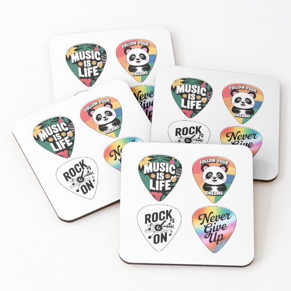 Item preview, FOUR REALISTIC GUITAR PICKS designed and sold by KISHNAY-FASHION.