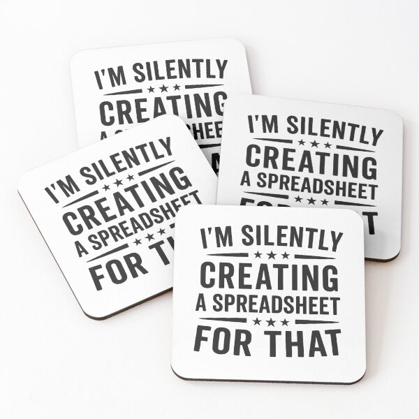 Item preview, I'm Silently Creating A Spreadsheet - Actuary Statistician designed and sold by hemagamo.