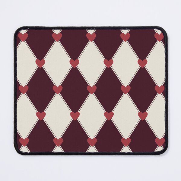 Item preview, Diamonds and Hearts - Queen of hearts Mocha brown and Burgundy designed and sold by pholiumsigma_design.