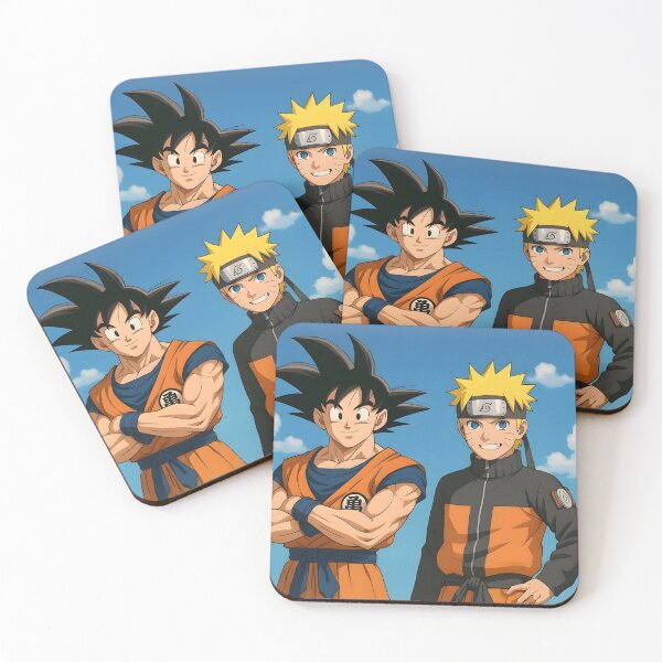 Aperçu de l'œuvre Goku et Naruto — Héros de l'espoir créée et vendue par OuroToon.