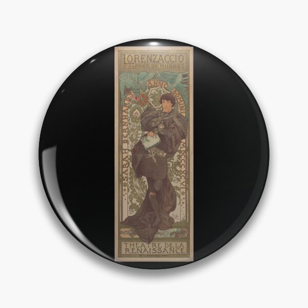 Item preview, Alphonse Mucha poster for Sarah Bernhardt in Lorenzaccio designed and sold by Matthew Kinnersly.