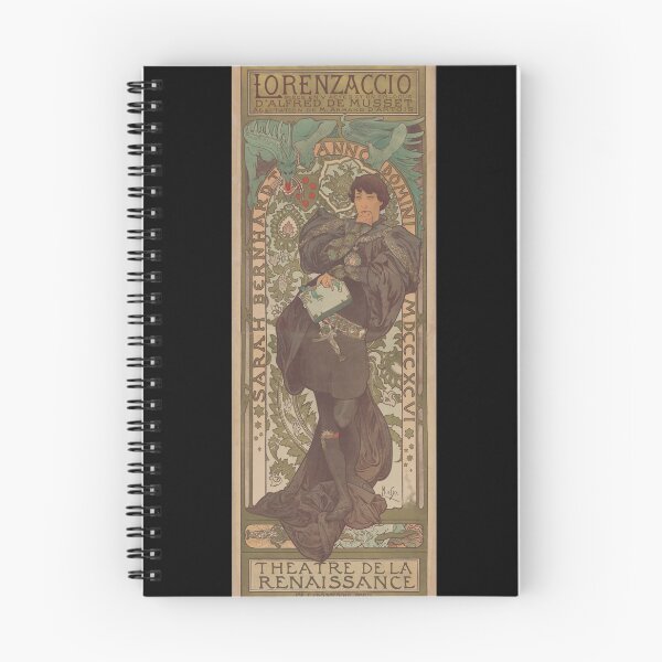 Item preview, Alphonse Mucha poster for Sarah Bernhardt in Lorenzaccio designed and sold by Matthew Kinnersly.