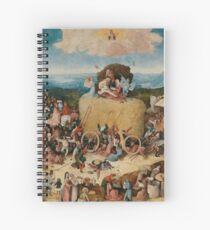 The Hay Wain - Hieronymus Bosch Spiral Notebook