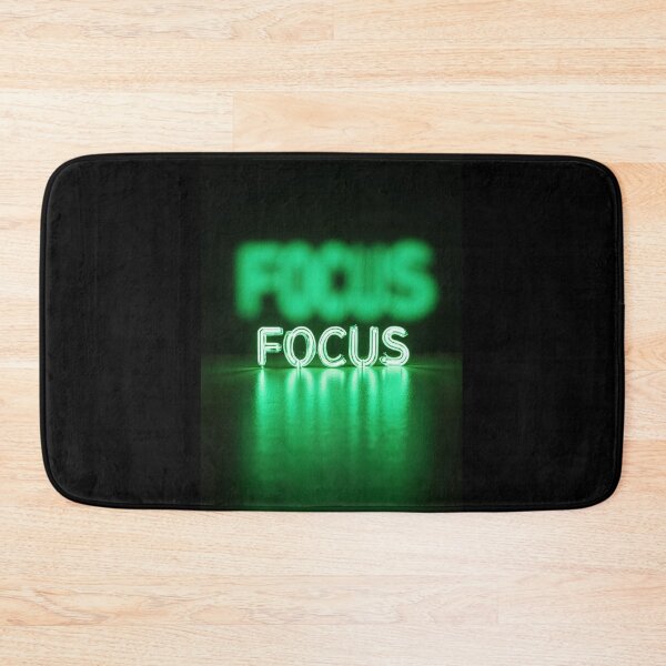 Item preview, FOCUS Neon Glow – Green Neon Motivation Design designed and sold by OhmAuraArt.
