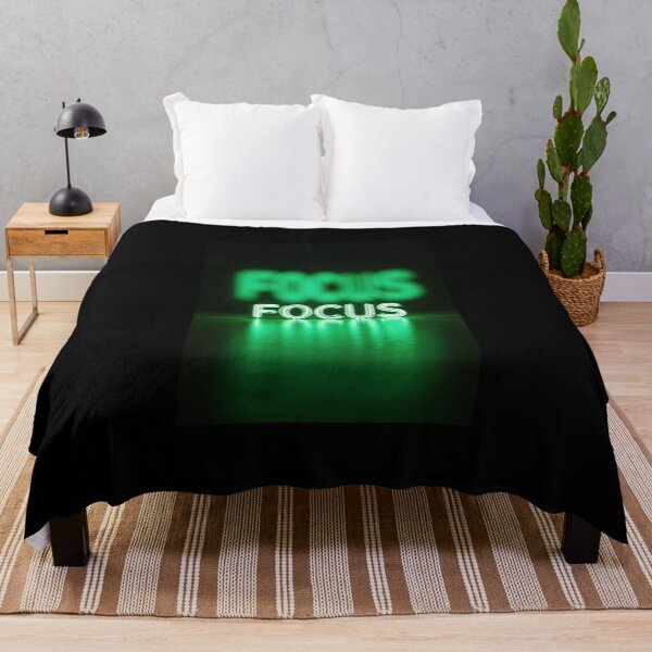 Item preview, FOCUS Neon Glow – Green Neon Motivation Design designed and sold by OhmAuraArt.