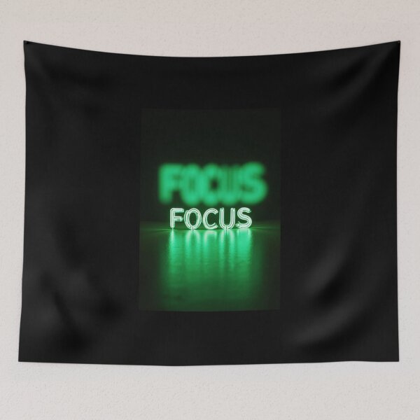 Item preview, FOCUS Neon Glow – Green Neon Motivation Design designed and sold by OhmAuraArt.