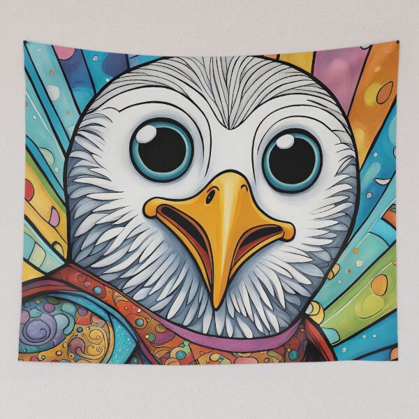 Item preview, Seagull as an Anti Hero wearing leotards and a cape designed and sold by Colin Bentham.