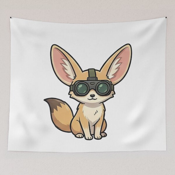 Item preview, Adorable Fennec Fox Goggles Desert Animal designed and sold by k3rstman1.