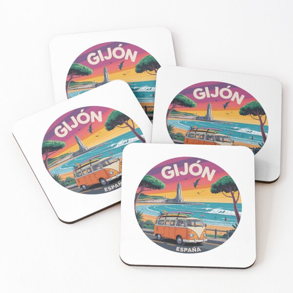 Item preview, Gijón España - Sunset Surf designed and sold by CircinusStore.