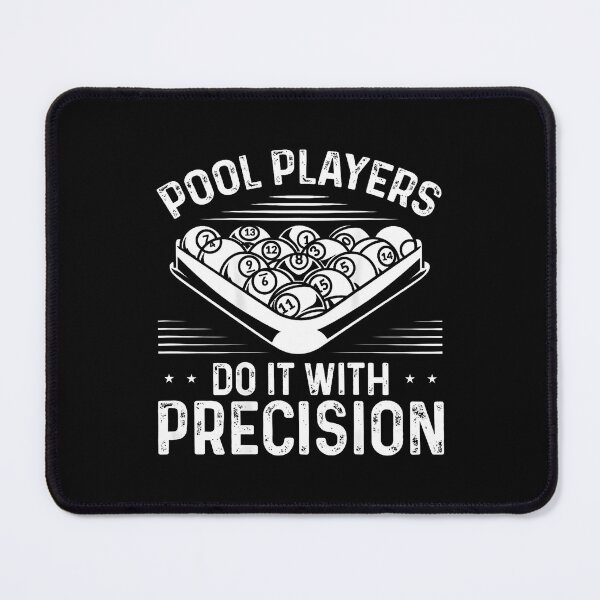 Item preview, Pool Players Do It With Precision Backprint Pool Player designed and sold by AntoinetteKris.