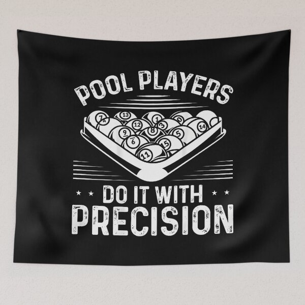 Item preview, Pool Players Do It With Precision Backprint Pool Player designed and sold by AntoinetteKris.