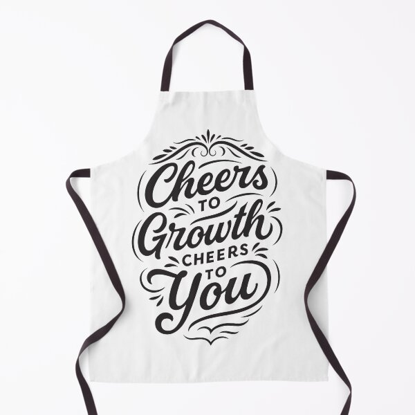 Item preview, Cheers to Growth, Cheers to You... New Year Motivation & Celebration Quote Design designed and sold by D3Xpert.