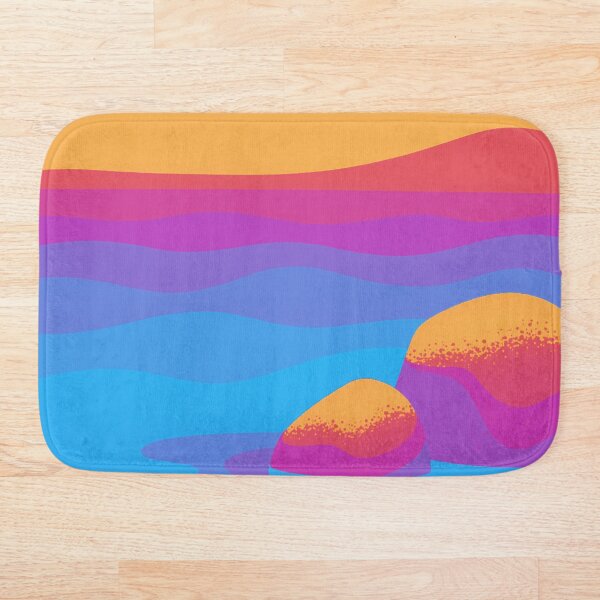 Item preview, Sunset Coastline – Vibrant Abstract Seascape designed and sold by DariaCraft.