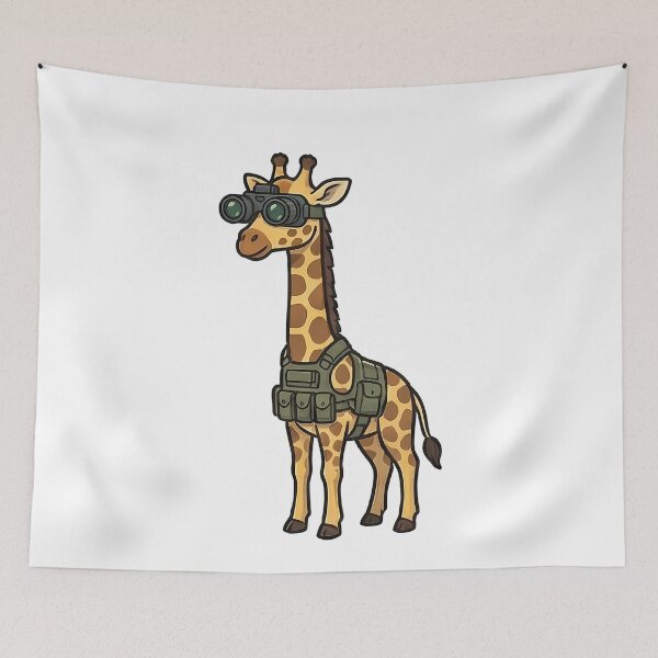 Item preview, Tactical Giraffe Explorer Binoculars Military Animal designed and sold by k3rstman1.