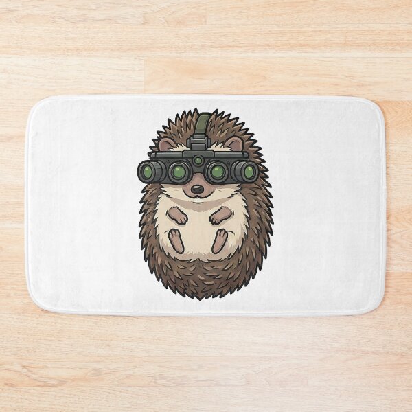 Item preview, Cute Hedgehog Night Vision Goggles Tactical Animal designed and sold by k3rstman1.
