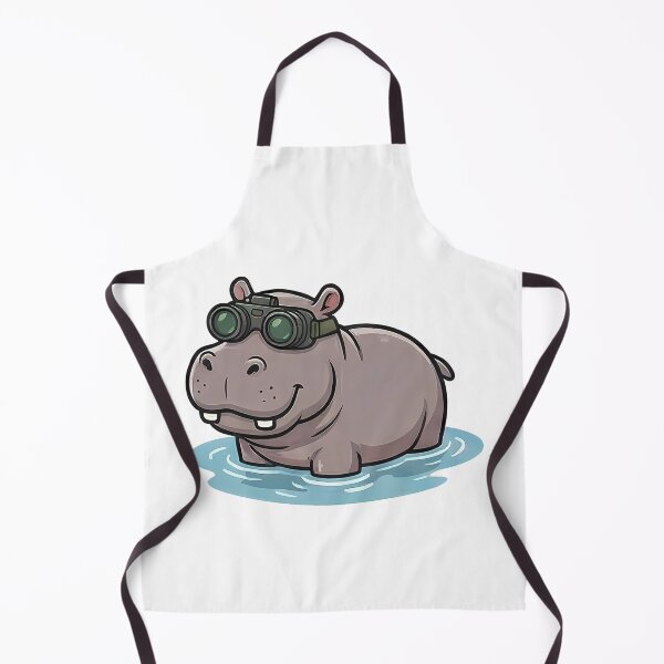 Item preview, Cute Hippo Explorer Binoculars Wildlife Safari designed and sold by k3rstman1.