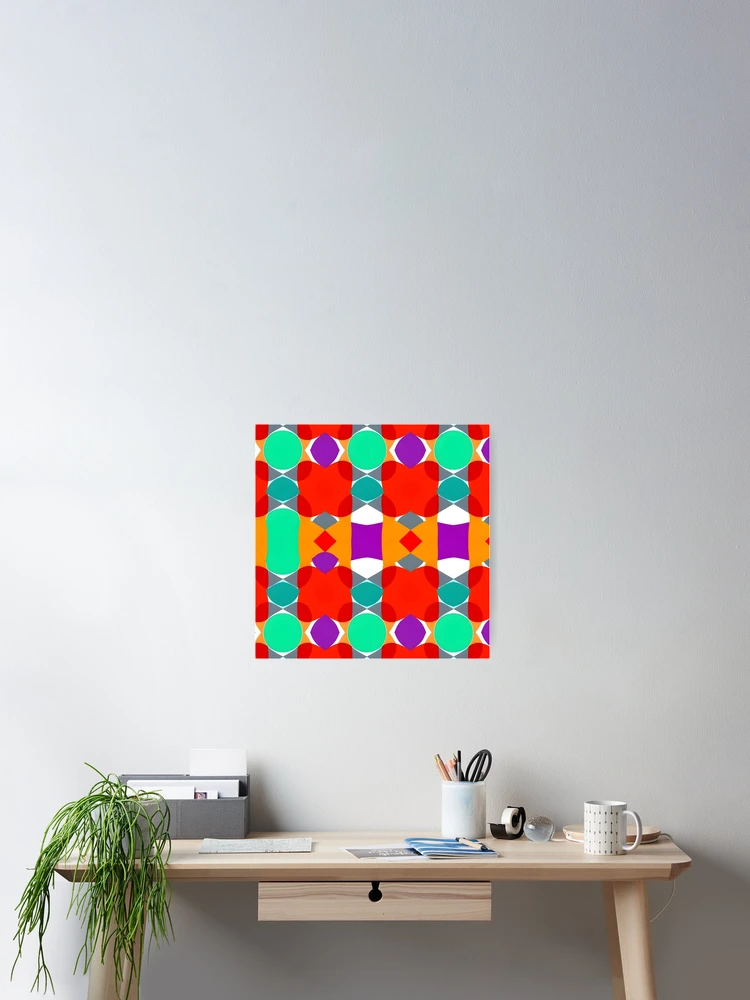 Thumbnail 2 of 3, Poster, Abstract Colorful  designed and sold by GraphicsClub.