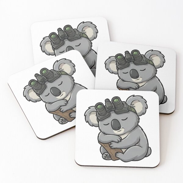 Item preview, Cute Koala Napping Binoculars Wildlife Observer designed and sold by k3rstman1.