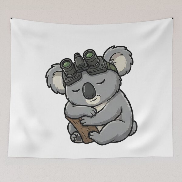 Item preview, Cute Koala Napping Binoculars Wildlife Observer designed and sold by k3rstman1.