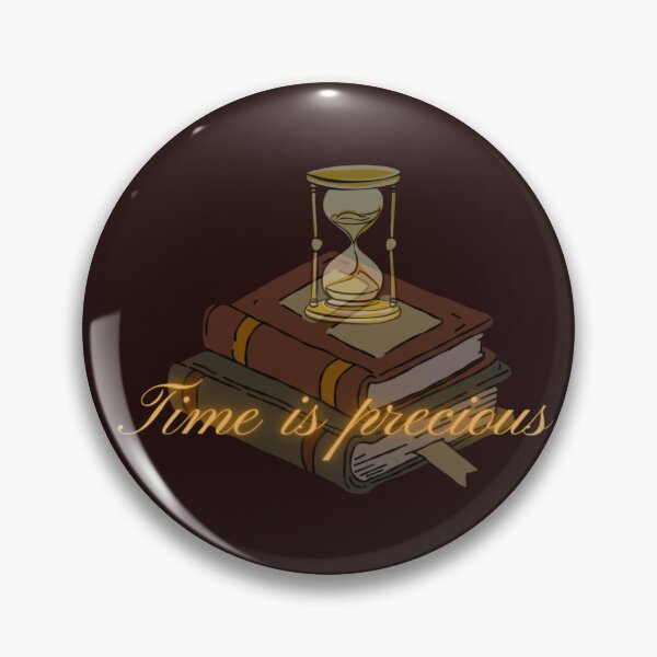 Item preview, Time is Precious: Hourglass and Books Design designed and sold by CutePearlStudio.