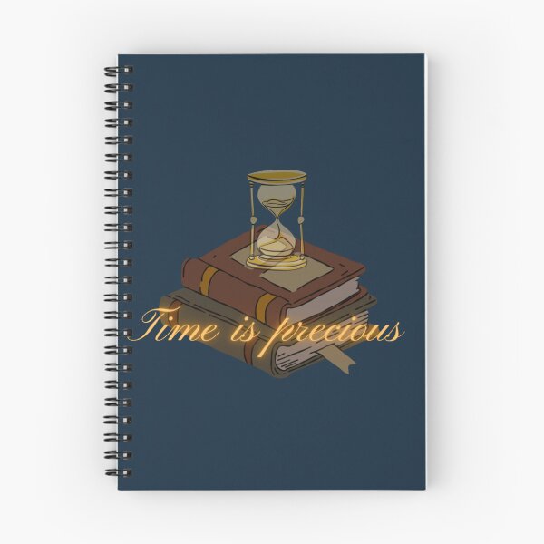 Item preview, Time is Precious: Hourglass and Books Design designed and sold by CutePearlStudio.