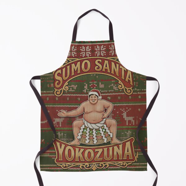Item preview, Sumo Santa Yokozuna Ugly Christmas Sweater - Funny Japanese Holiday Knit Design designed and sold by SammyMorry.
