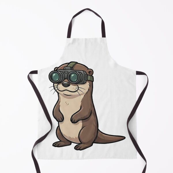 Item preview, Cute Otter with Binoculars Wildlife Explorer Animal designed and sold by k3rstman1.