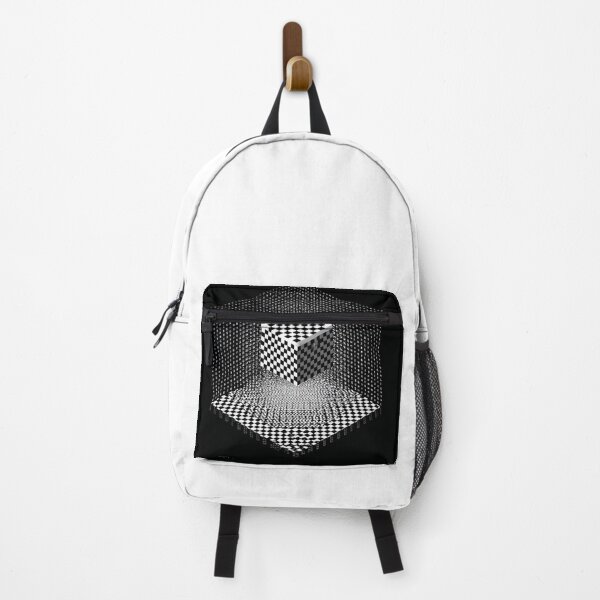 Item preview, Infinite Cube Illusion: Mind-Bending Op Art Chessboard Design designed and sold by casualnature.