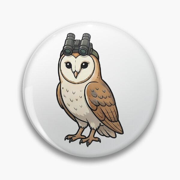 Item preview, Cute Owl Binoculars Birdwatching Cartoon designed and sold by k3rstman1.