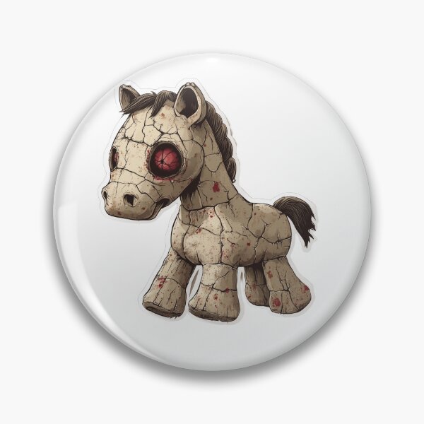Item preview, Creepy Zombie Pony Plush designed and sold by DigitalArtKiosk.