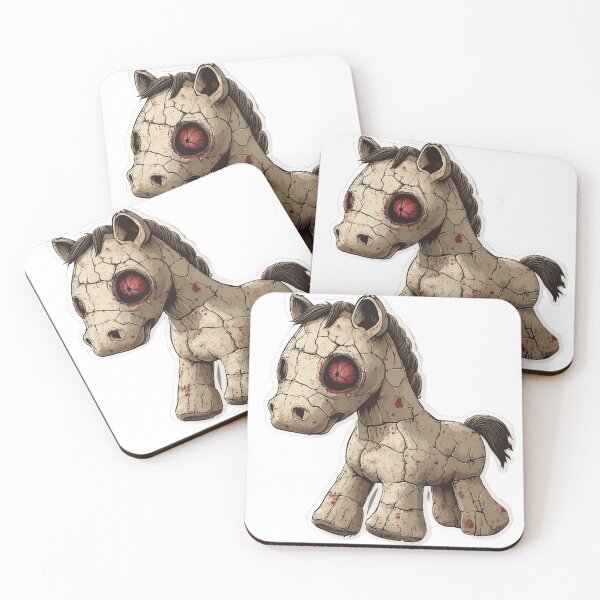 Item preview, Creepy Zombie Pony Plush designed and sold by DigitalArtKiosk.