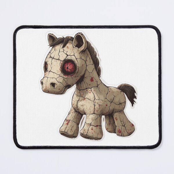 Item preview, Creepy Zombie Pony Plush designed and sold by DigitalArtKiosk.