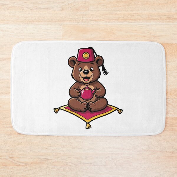 Item preview, Cute Bear Fez Magic Carpet Teapot designed and sold by k3rstman1.