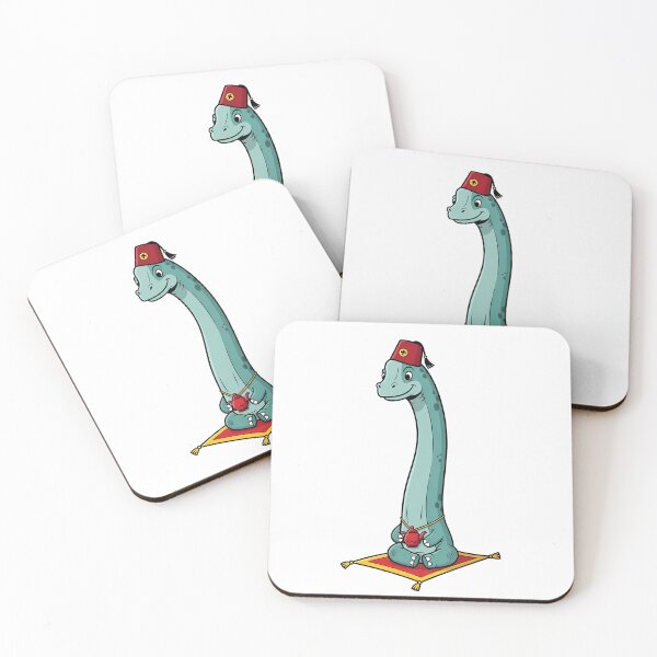 Item preview, Cute Brachiosaurus Fez Magic Carpet designed and sold by k3rstman1.