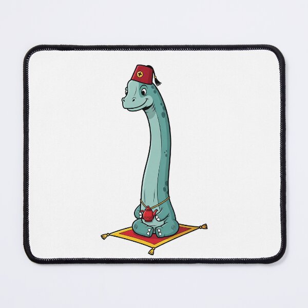 Item preview, Cute Brachiosaurus Fez Magic Carpet designed and sold by k3rstman1.