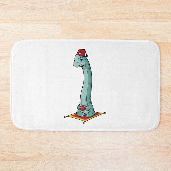 Item preview, Cute Brachiosaurus Fez Magic Carpet designed and sold by k3rstman1.