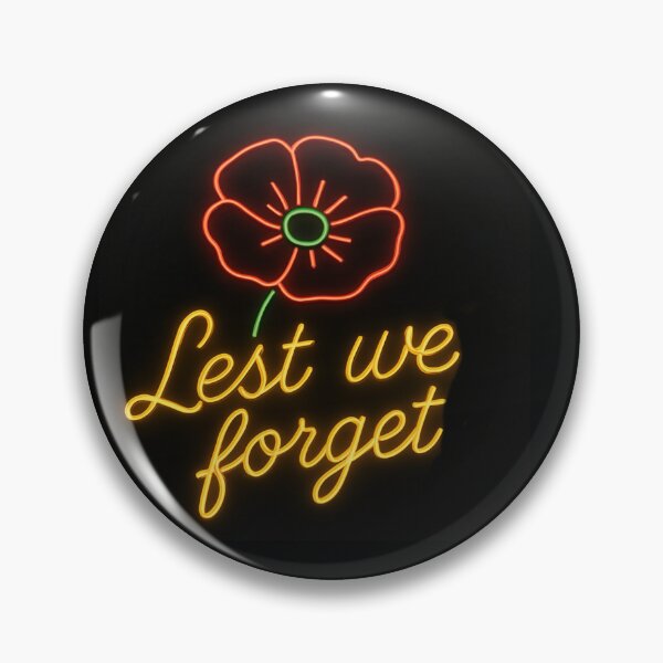 Item preview, Lest we forget designed and sold by halibutgoatramb.